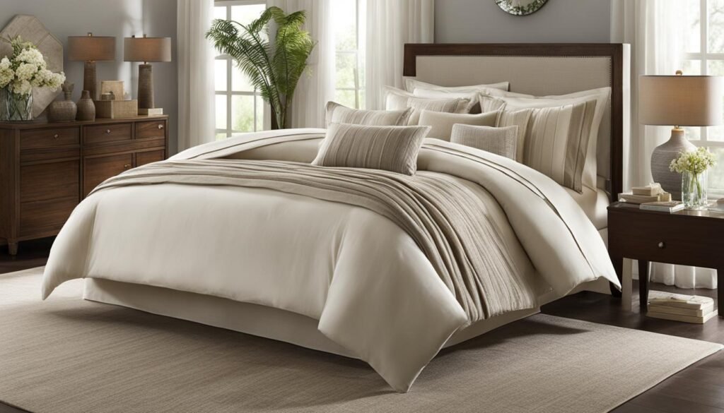 Durable linen bedding