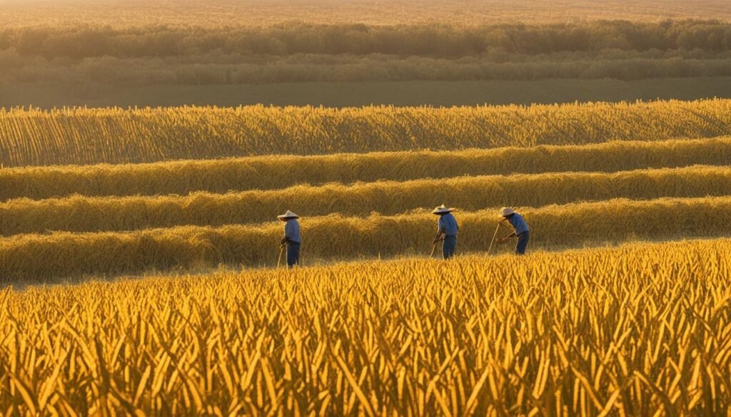 Harvesting of flax plants