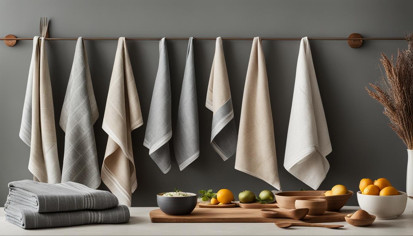 Linen kitchen towels and aprons