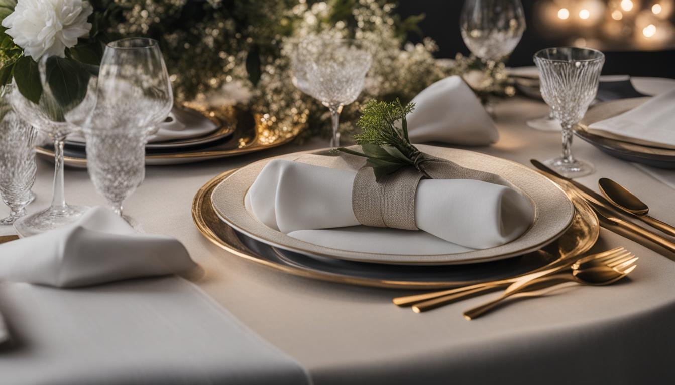 Taplak Meja dan Serbet Linen Elegan – Beli Sekarang
